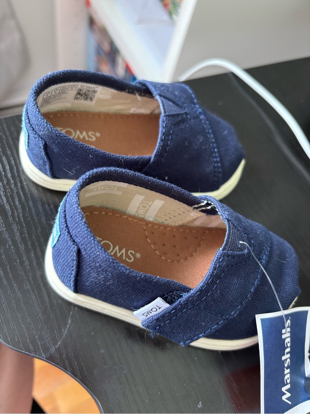 Toms Kids Slip-On Sneakers in Navy Blue